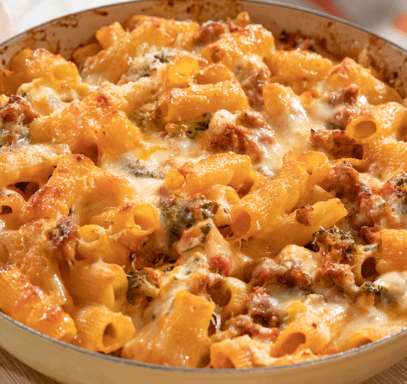 Baked rigatoni