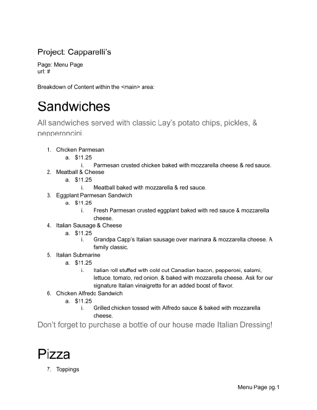 Content for menu 1-4
