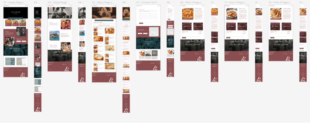 Website prototype