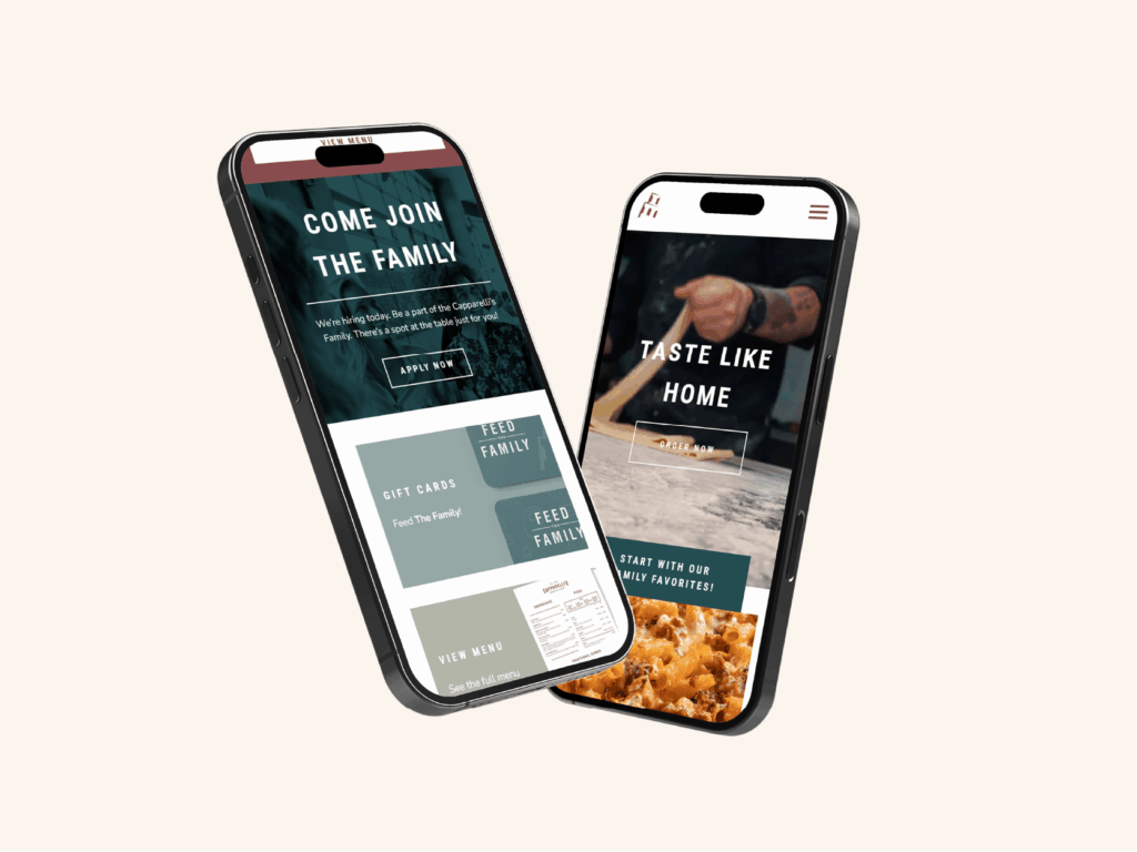 Mobile mockup