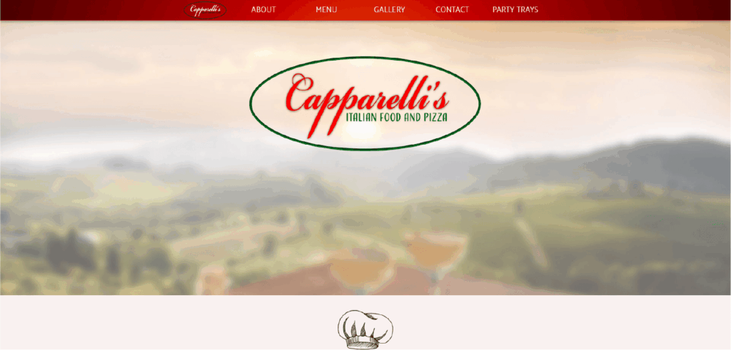 Original website screenshot